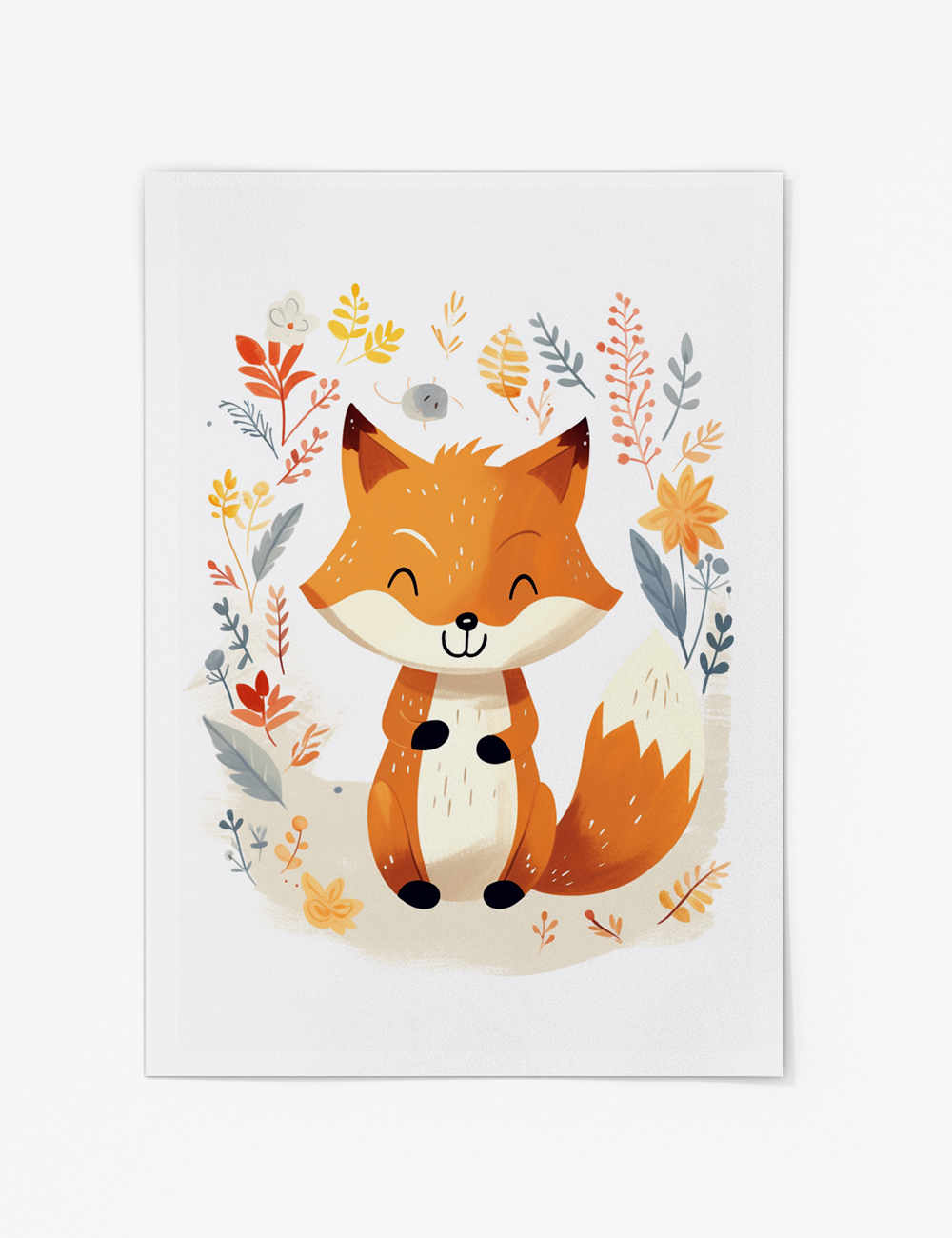 Friendly Fox Print