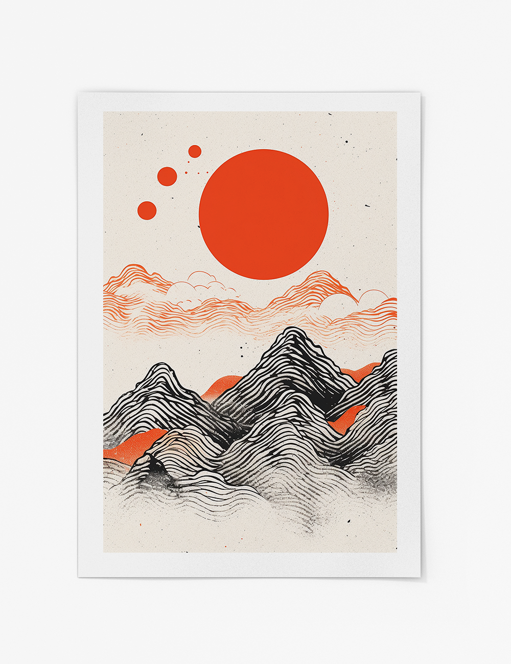Japandi Mountains No.1 Print