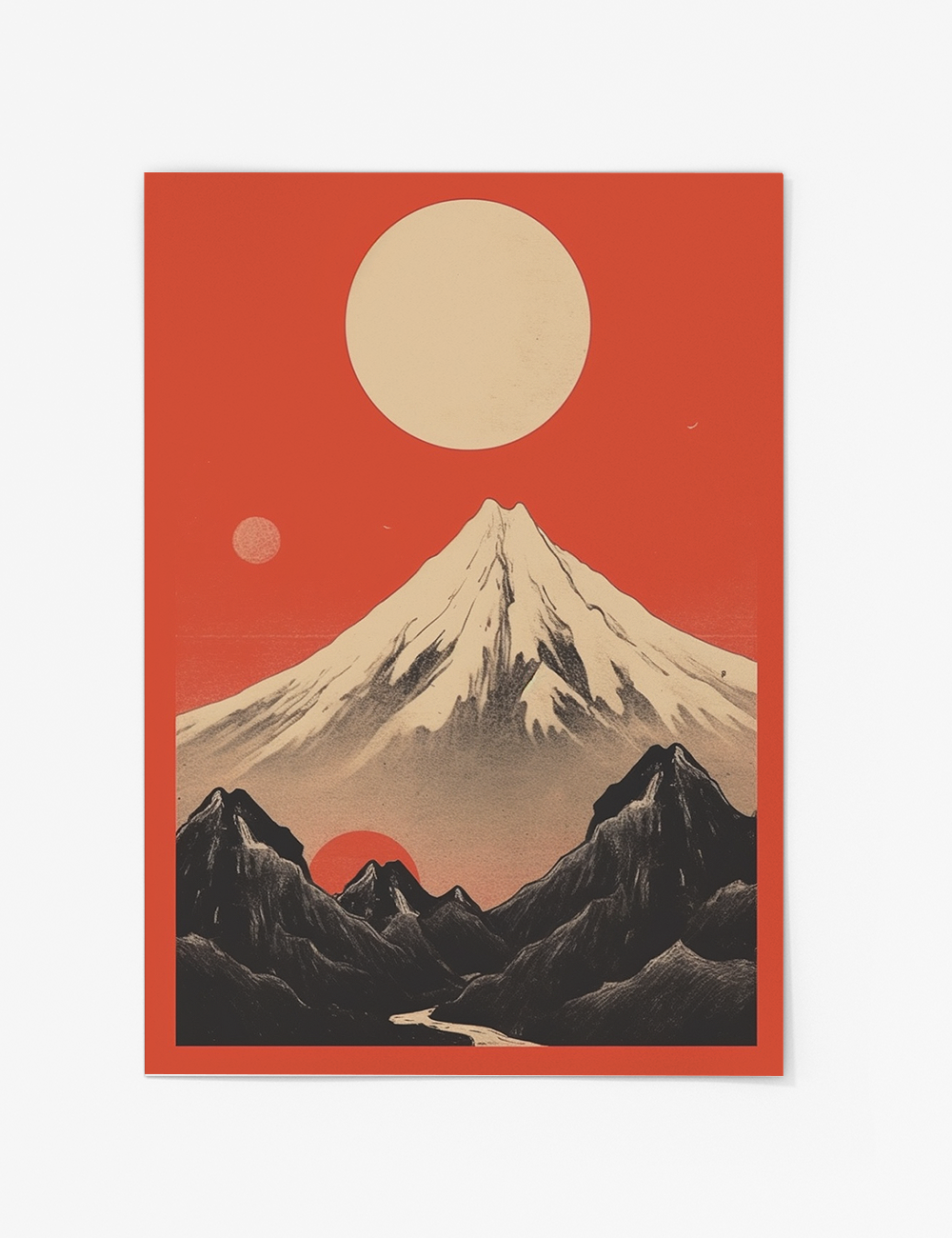 Japandi Mountains No.2 Print