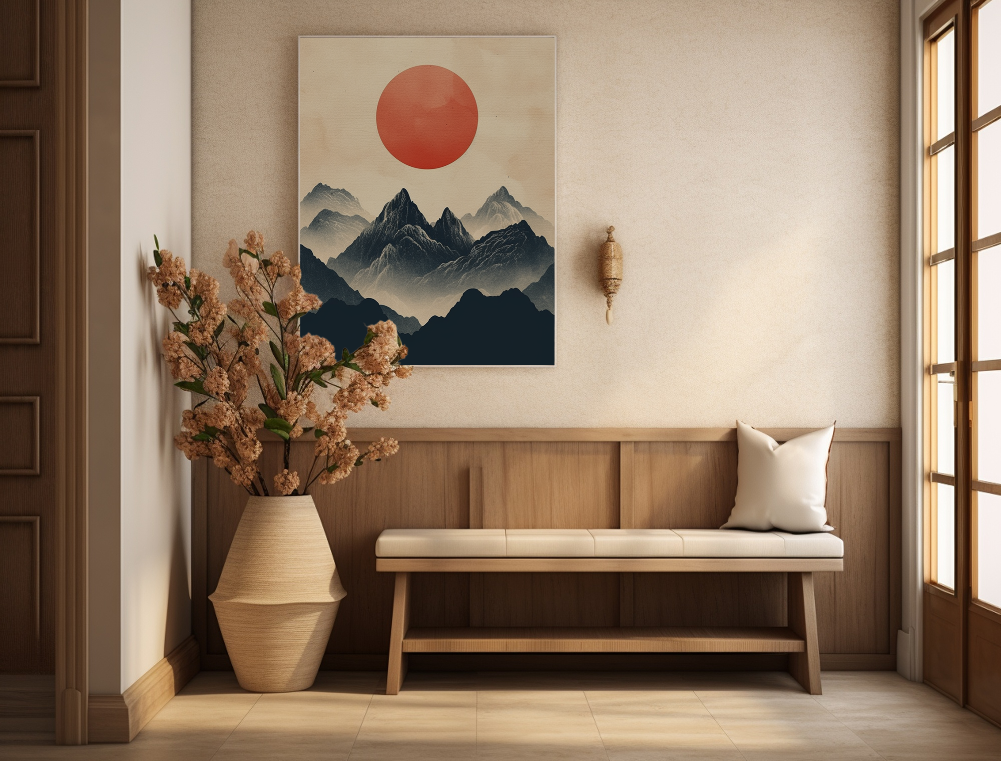Japandi Mountains No.4 Print