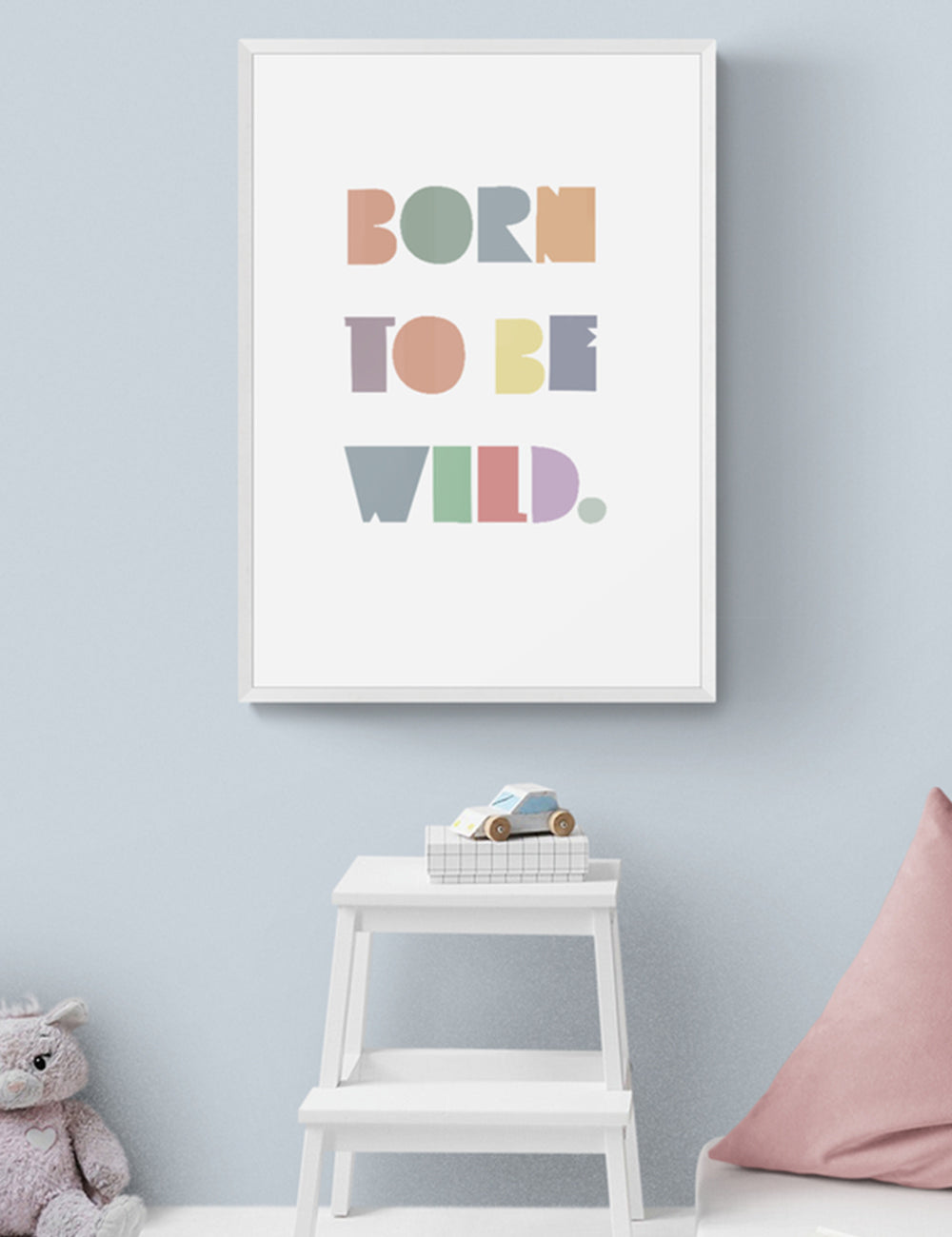 Born to Be Wild Multi Colour Print